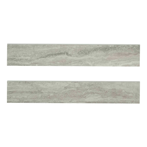 Ackland Linden Caballo 3 in. x 18 in. Polished Porcelain Bullnose Tile Trim, 25PK AKNPTLINCABA3X18P-BN - main